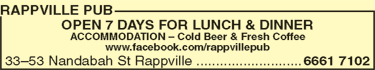 Rappville ACT Sydney Tourism
