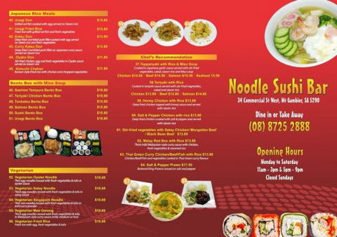 Noodle Sushi Bar Mount Gambier - Sydney Tourism 1