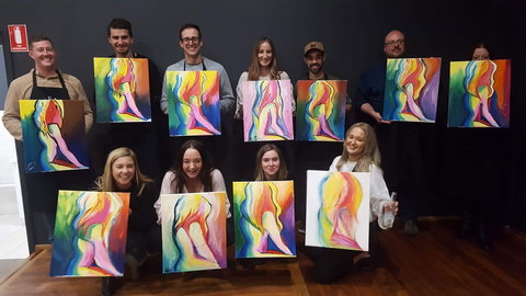 Paint And Sip Experience - Sydney Tourism 1