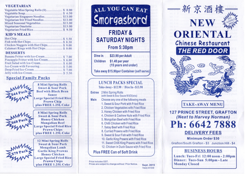 New Oriental Chinese Restaurant (The Red Door) - Sydney Tourism 1