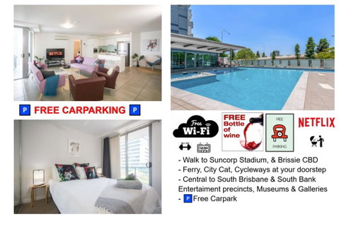 CBD Views-With FREE Wine Free-Carpark-Netflix-WiFi - Sydney Tourism 0