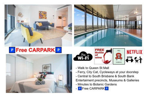 CBD Views-With FREE Wine Free-Carpark-Netflix-WiFi - Sydney Tourism 0