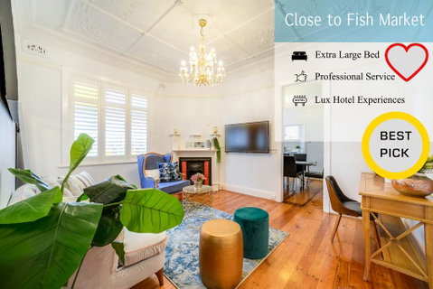 Stunning House Close To Sydney Fish Market - Sydney Tourism 0